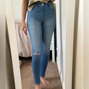 Hollister high rise jean leggings